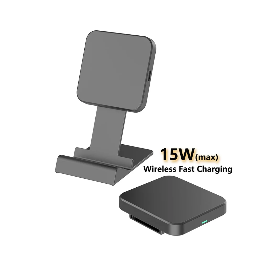 

Free Shipping 1 Sample OK Amazon Hot Sale 15W Fast 3 in 1 Wireless Phone Charger For Earphone Phone Stand Custom Accept