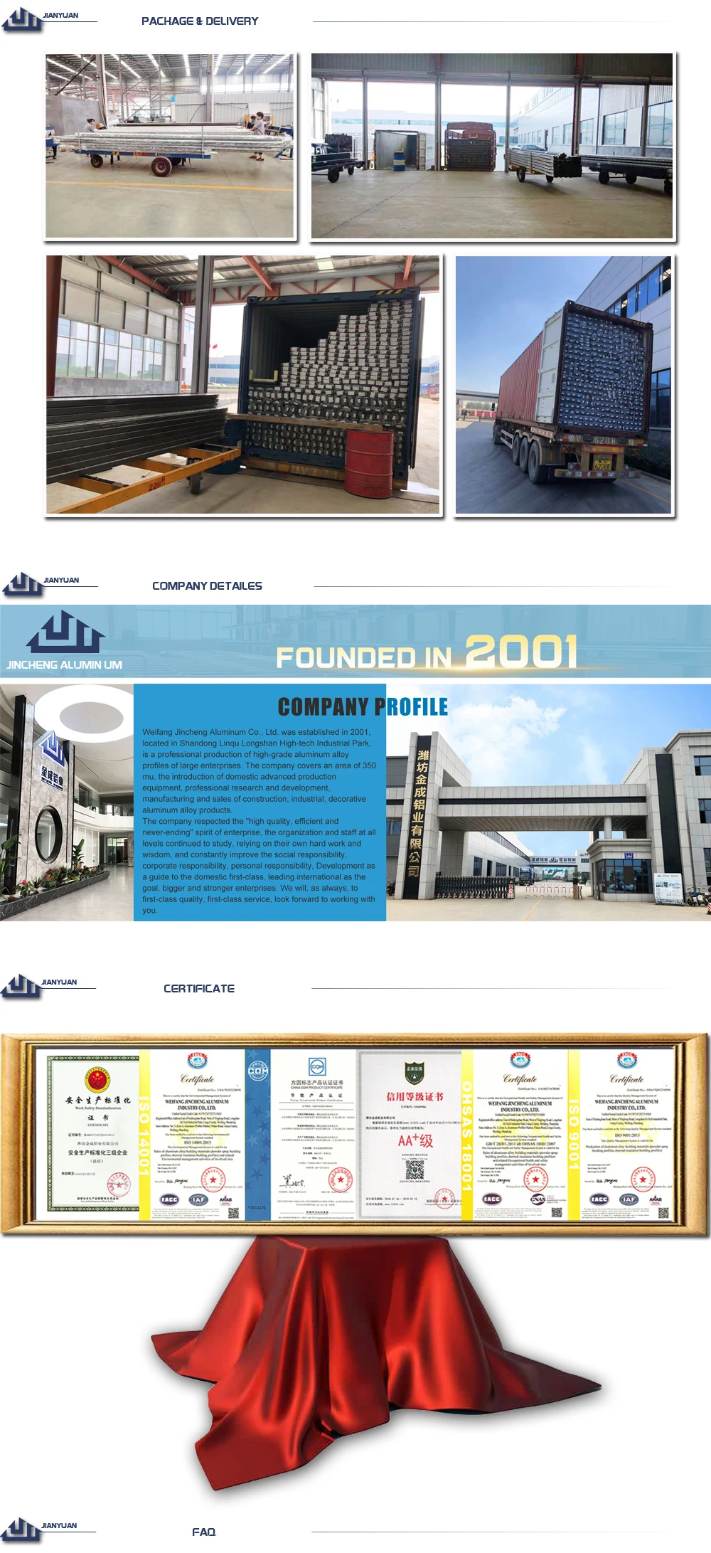 The best door window extrusion aluminum profile for sliding door