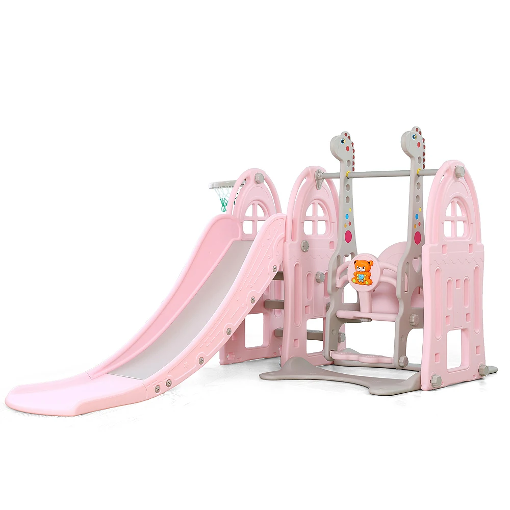 Castle Theme Indoor Mini Playground Toy Kid Slide Swing Set Buy Slide Swing,Kid Slide,Swing