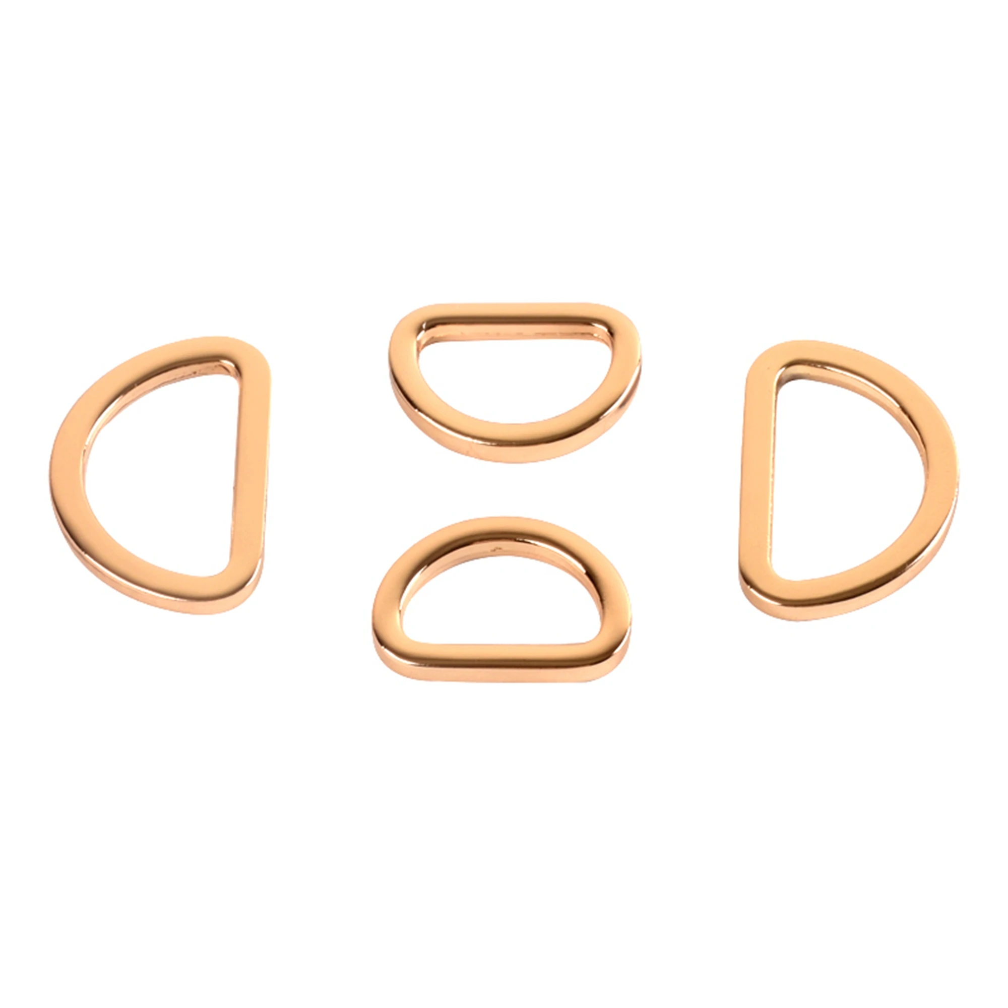 

Ivoduff Metal Gold D Ring  Flat D Buckle for DIY Handbag in Stock