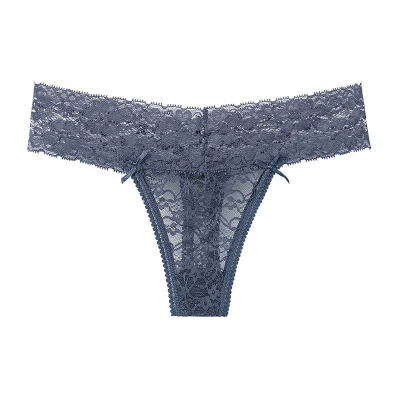 

Fast Delivery In Stock Wholesale Sexy Transparent Lace Spandex Thong Panties For Women, Black, sky blue, gray, red, watermelon red, yellow
