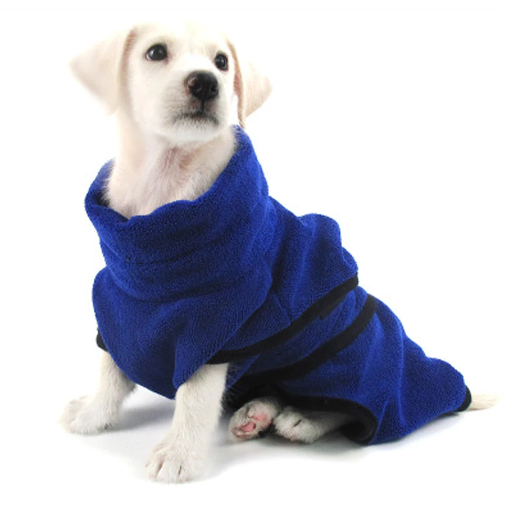 

Superior Quality Soft Dog Bath Towel Pet Microfiber Drying Comfortable Absorbent Pet Towel, Blue