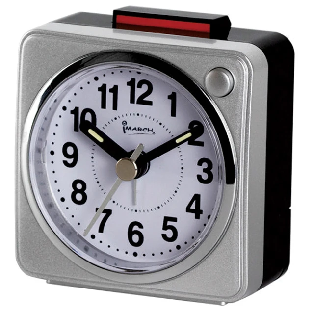 

small mini size alarm clock plastic desk increasing volume travel alarm clock