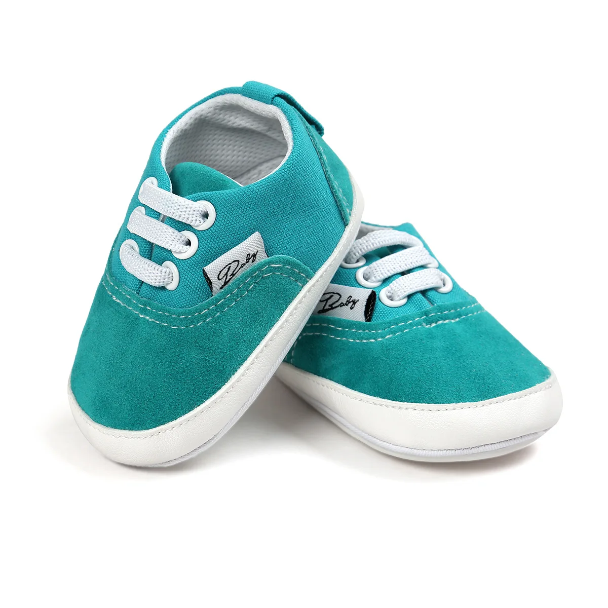 

Baby Shoes Soft Bottom Non-slip Slip on For Infant Toddler Boys Girl Solid Color Canvas Shoes