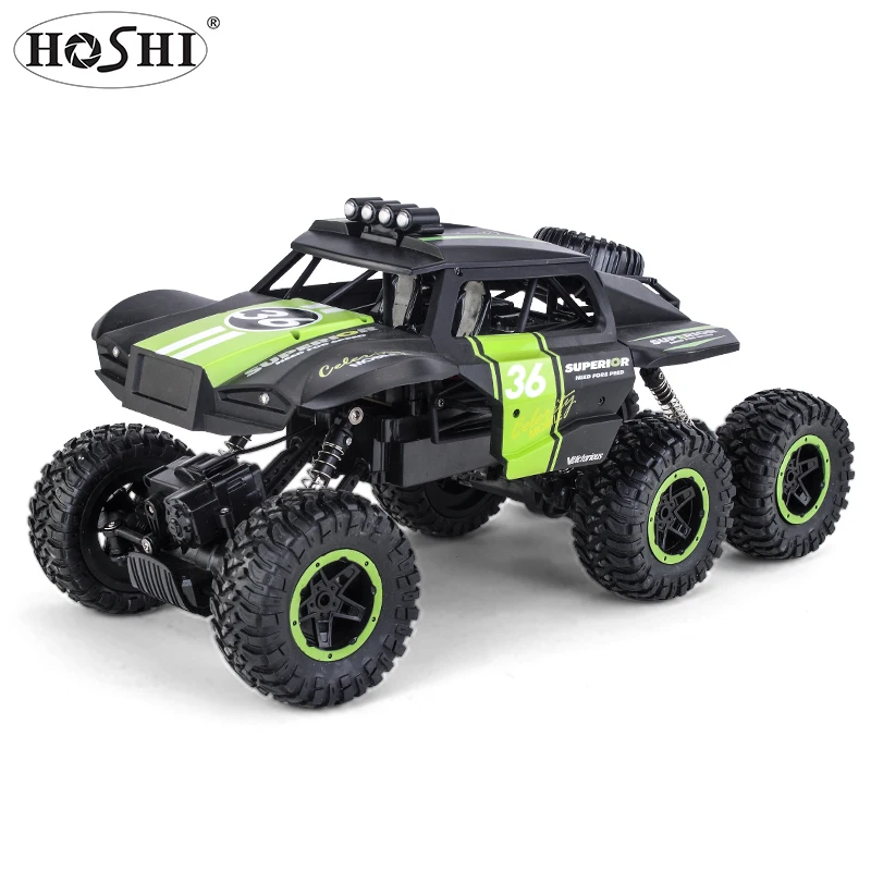 

HOSHI JJRC Q101 Big Rc Car Six-Wheel Drive Climbing Remote Control Cars 1/10 Off-Road Vehicle Children Outdoor Toy Gift