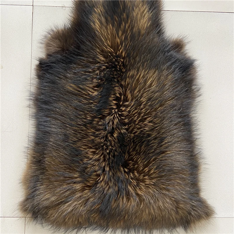 The Real Fox Raccoon Fur Is Used To Make Fur Coat Decorations Ornaments