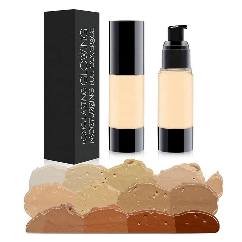 Make you own makeup brand waterproof liquid foundation long lasting foundation and concealer private label