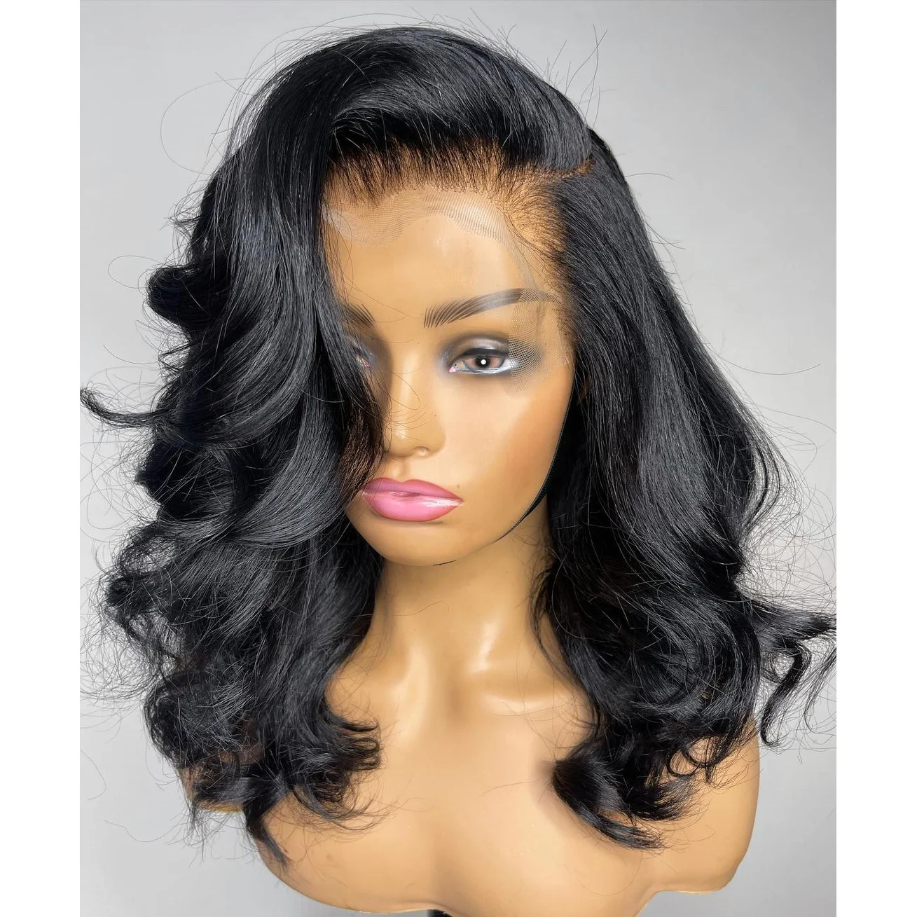 

Brazilian Human Hair Lace Front Wigs For Black Women Body Wave Perruque Nature Preplucked Hairline Perruques Cheveux Humains