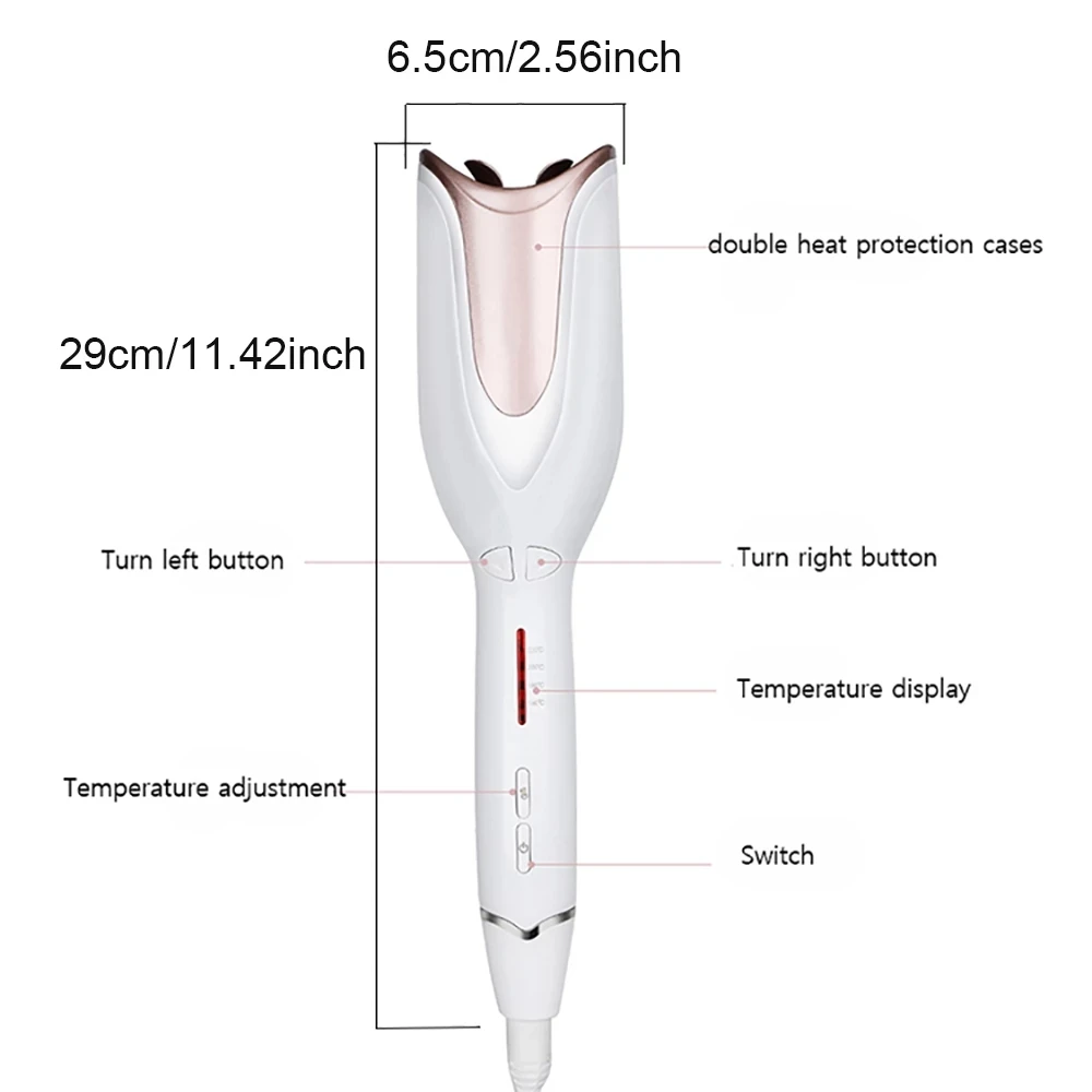 

Long-lasting Hair Curlers Rollers Rotating Hair Salon Tools Auto Curler Hair Electric Curler Dropshipping