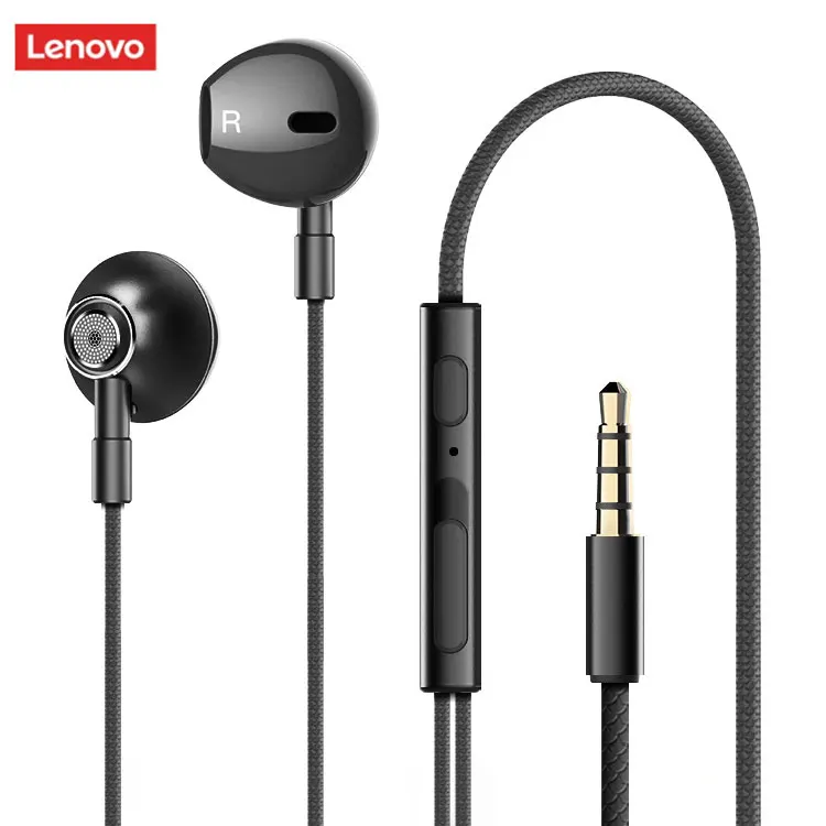 

Original Lenovo HF140 Hifi Speaker Wired Earphone Stereo Sports Earbuds Noise Reduction Protable Volume Adjustment With Mic
