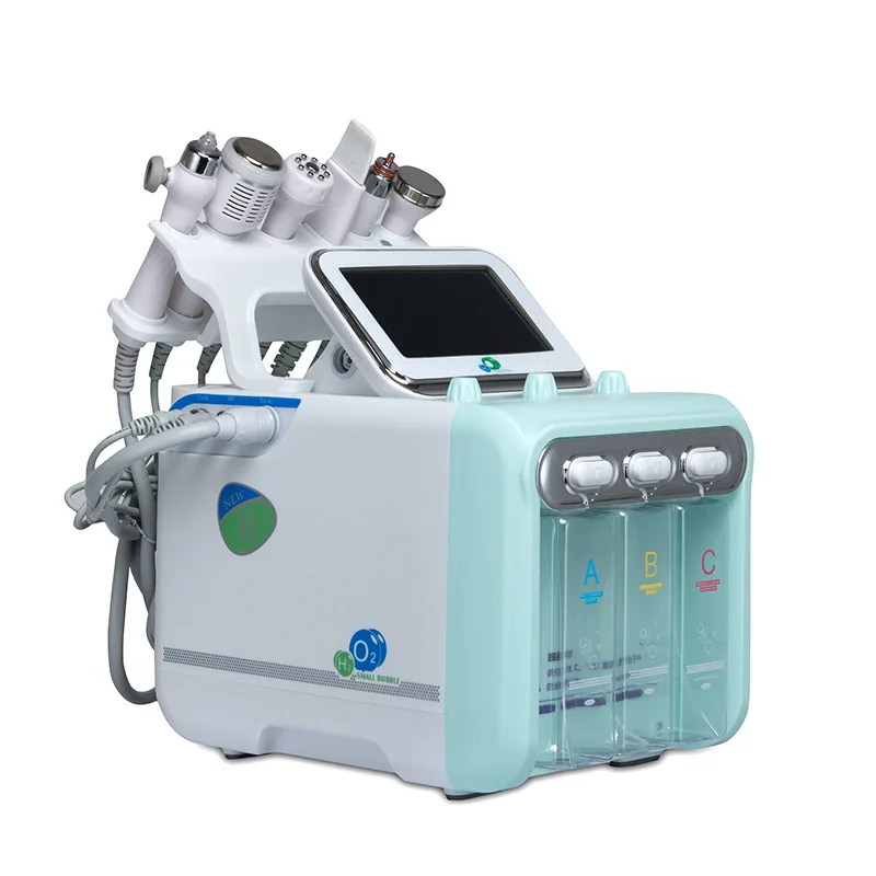 

Hydro Facial Microdermabrasion Machine 6 In 1 Aqua Peel Machine With Serums Solution