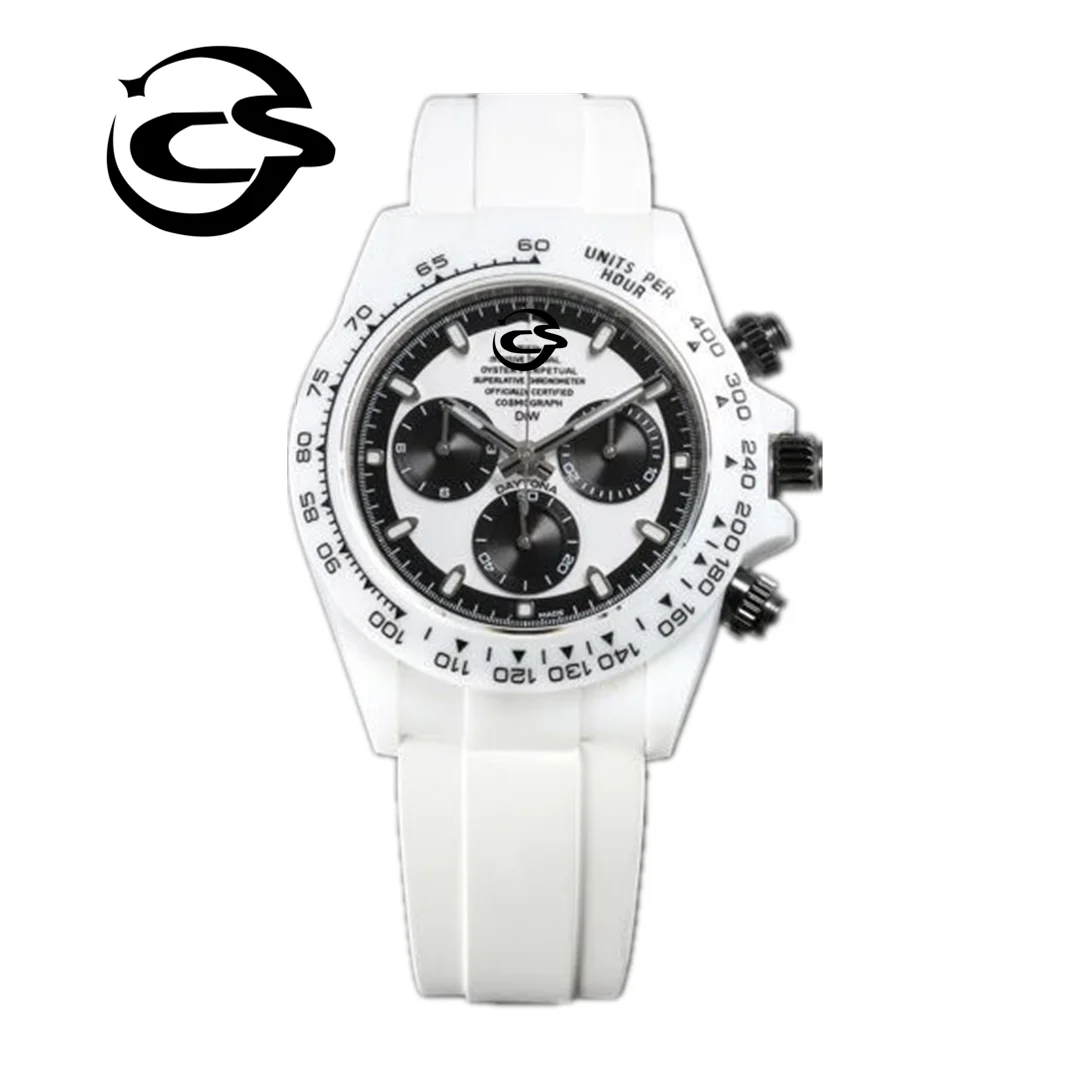 

New Luxury Diver mechanical watch Luminous 904L steel ETA 7750 Timing movement blue ceramic case Rollexables brand watch