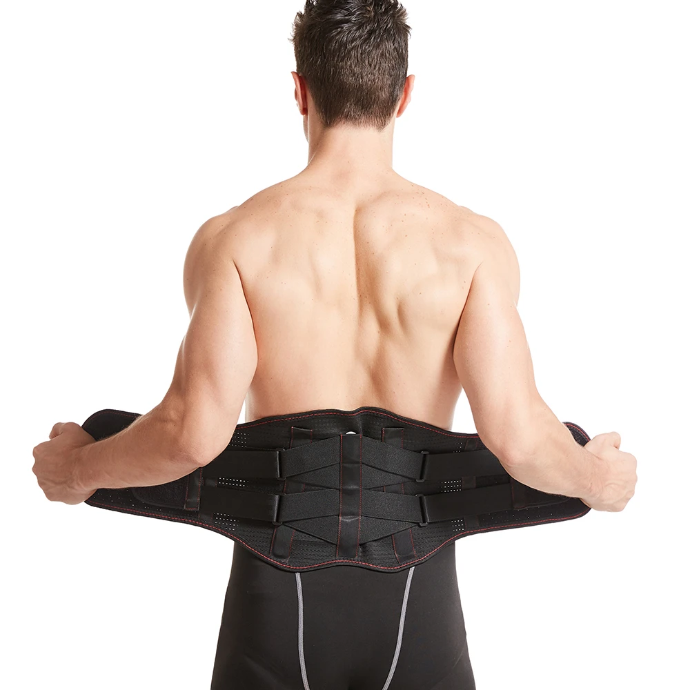 

provide 2 layers double compression neoprene strong compression tummy slimming waist trainer trimmer belt band, Black
