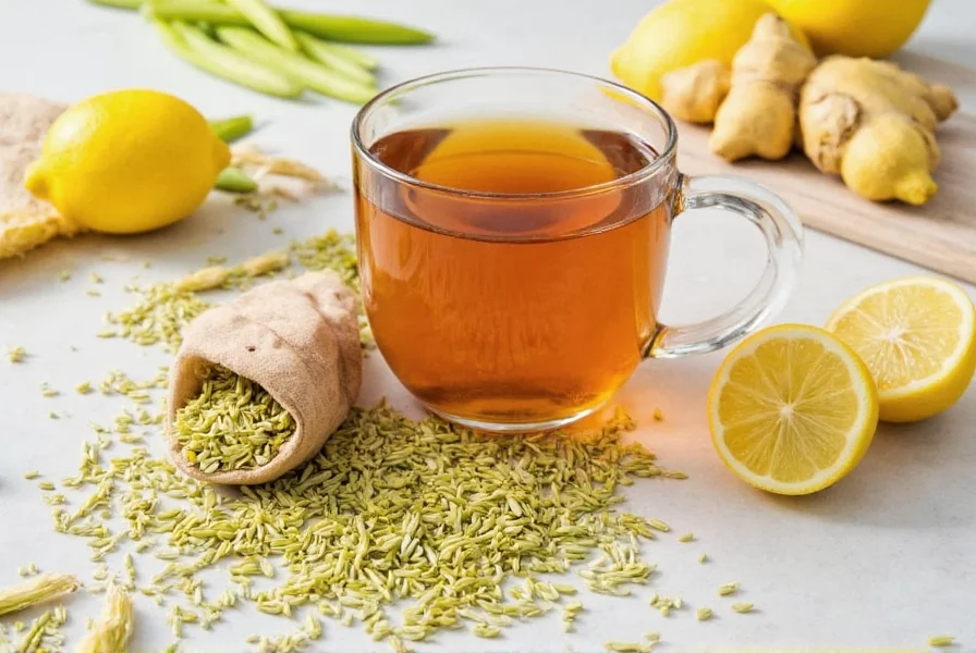 Person measuring loose leaf lemongrass ginger tea into infuser with kitchen scale