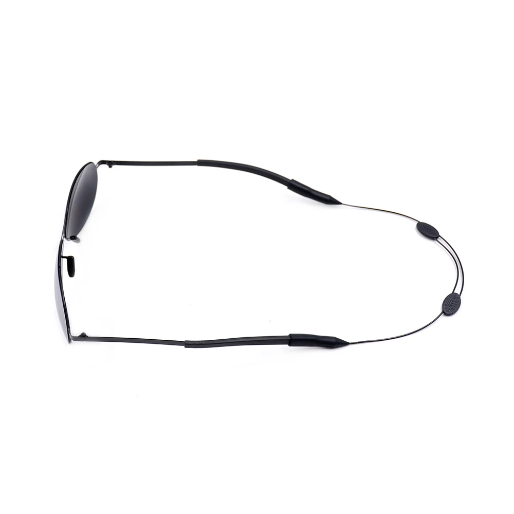 

Sports style adjustable safety anti slip elastic strap for glasses, Multi