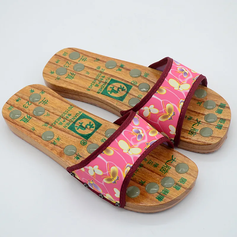 

Non Slip Slippers Fashion Indoor Outdoor FlipBeach Bathroom Slipper Foot Blood Circulaton Massage Shoes