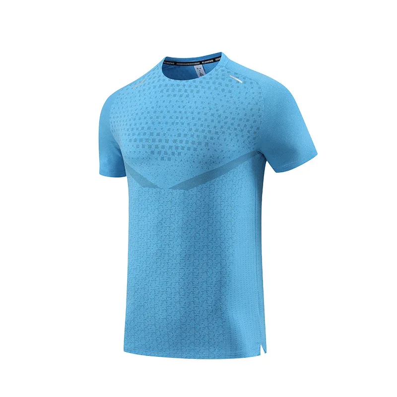 Custom Logo Men's T-shirts Short-sleeved Tshirts Brand Clothing Sweatshirt Summer Sport T-shirt Men's Solid Color Tshirt