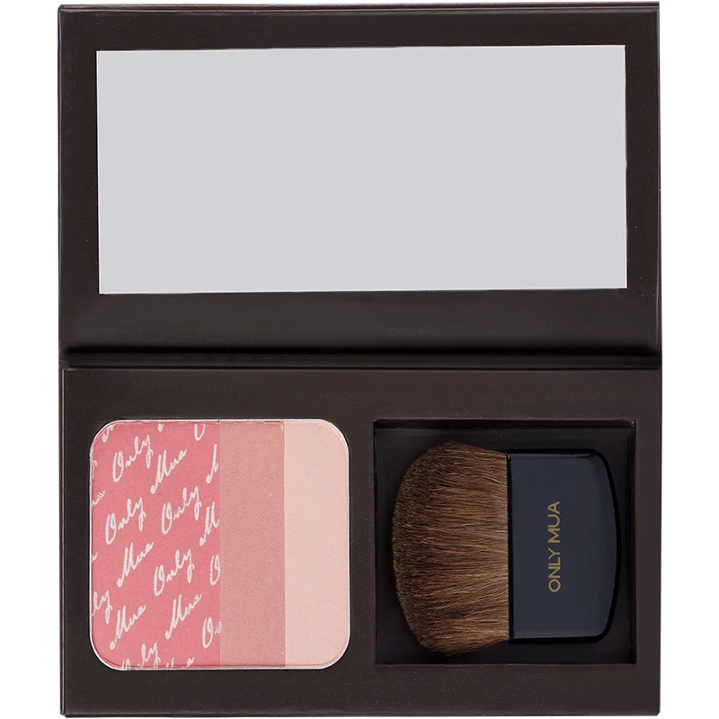 

ONLY MUA 3 Colors Blush Contouring Powder Palette Face Pressed Powder Illuminated Face Blush Powder Cream