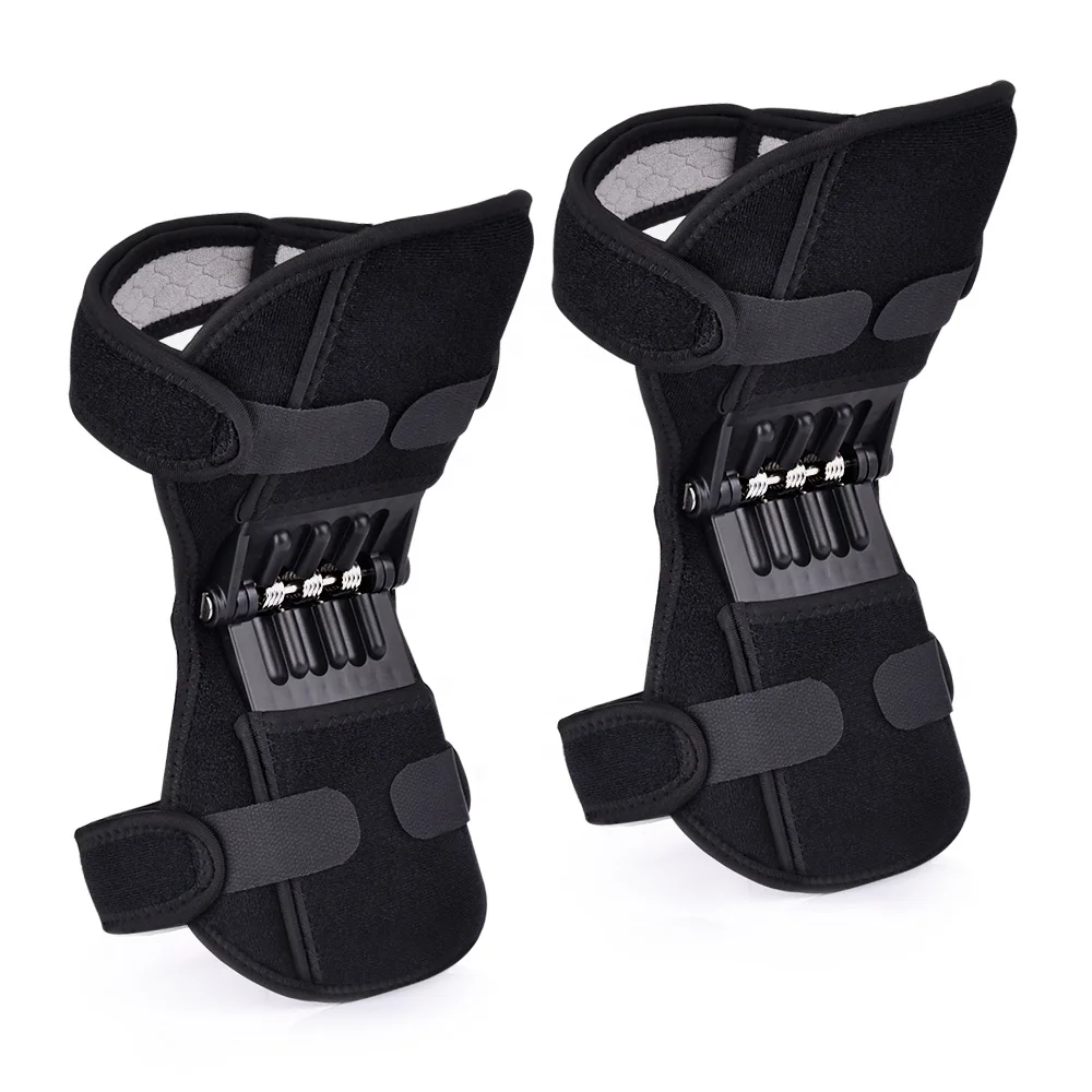 

Outdoor Breathable Non-slip Climbing Pad Stabilizer Joint Support Powerful Rebound Spring Power Lifts Knee Support Belt