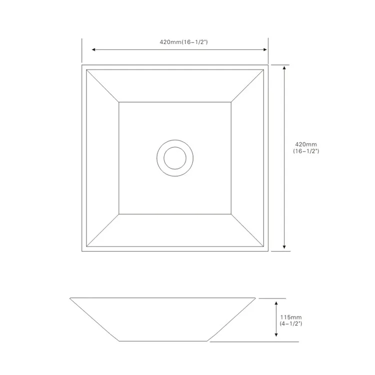 New style rectangular ceramic  3D design villa  apartment counter top american standard wash art basin bowl with CSA