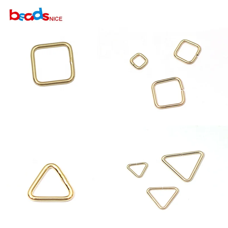 

Beadsnice 14K Gold Filled Closed or Open Jump Rings Split Rings for DIY Jewelry Finding ID40098