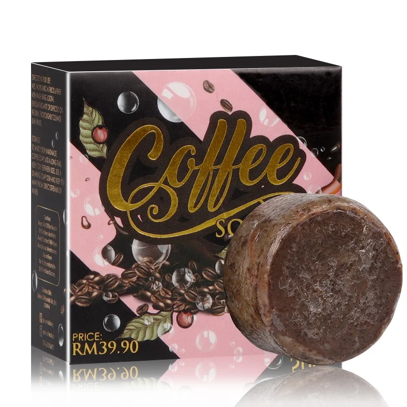 

Wholesale Custom Best Sell Products All Natural Handmade Moisturizing African Black Coffee Soap For Bath, Brown or customized