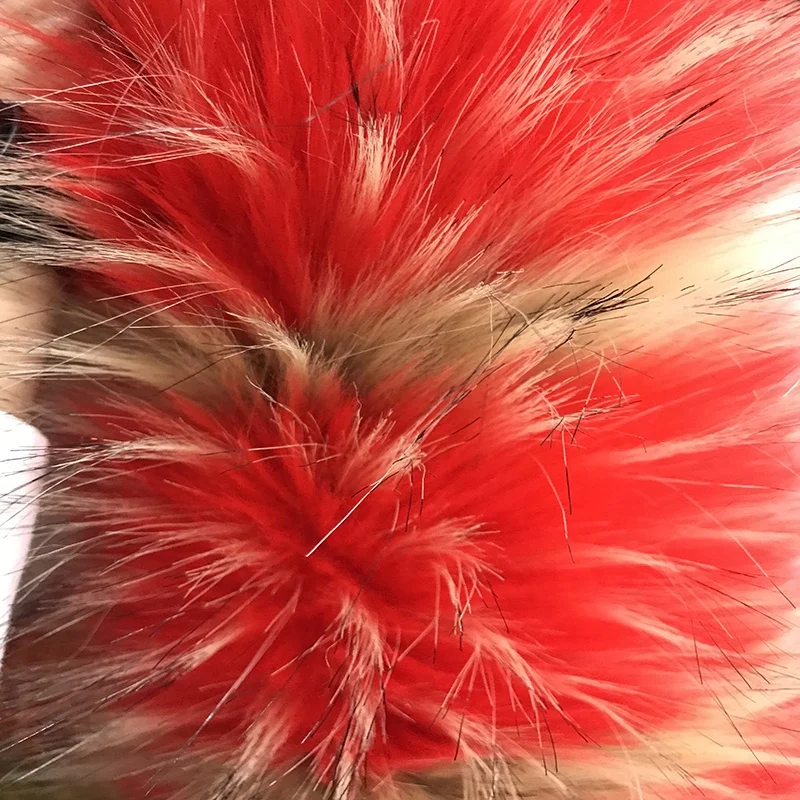 
Customized Colors High Quality Garment Warm Plush Soft Faux Fur Fabrics Raccoon 