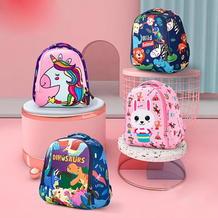 

Toddler Backpack Little Kids Cute Animals Zoo School Bags for Boys Girls Small Children Preschool Kindergarten Backpack