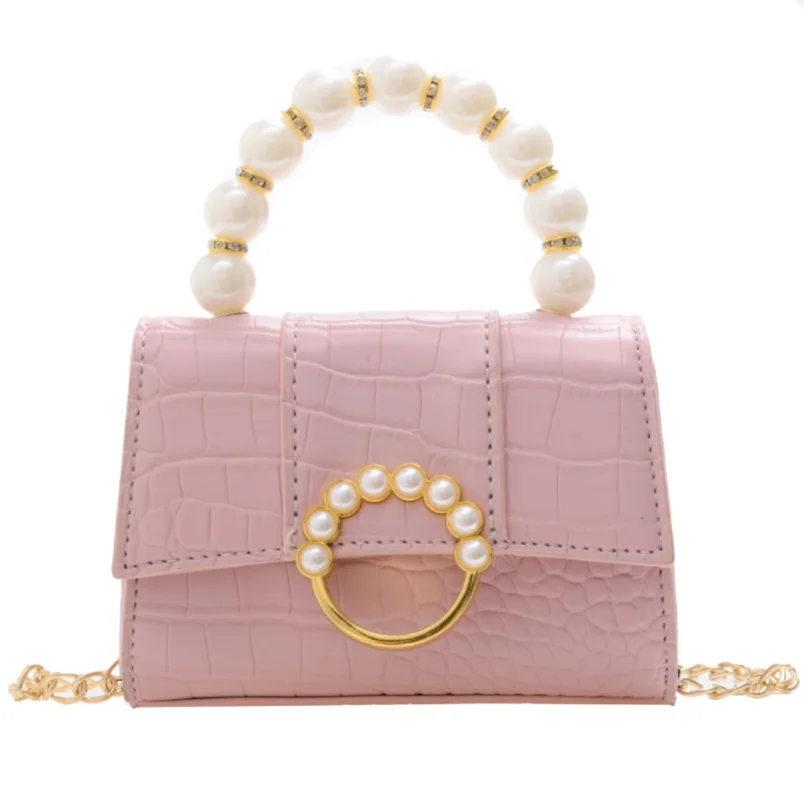 

2021 Wolesale Crossbody Purse Shoulder Bag Handbag Little Girl's Cute Purse, Bead