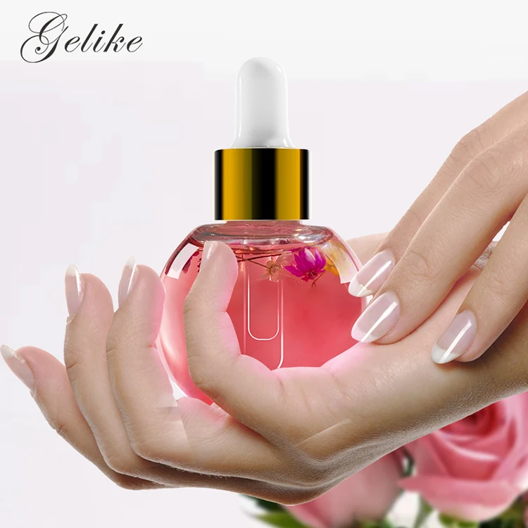 

Healthy professional nail art supplies fingernail skin revitalizer cuticule liquid organic flowery cuticle pen oil roller empty