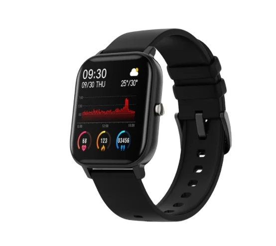 

2021 amazon hot 1.4 inch SmartWatch P8 Men Full Touch Fitness Tracker Blood Pressure Smart Clock Women GTS Smart watch