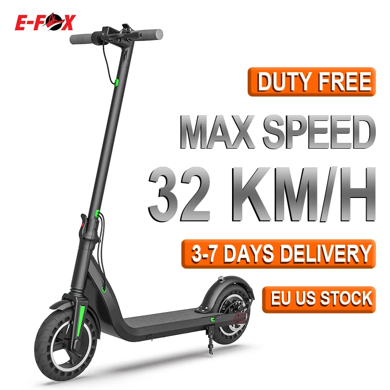 

E-FOX eu warehouse lithium battery 350w scooters for adult 36V 10.4ah electric scooter