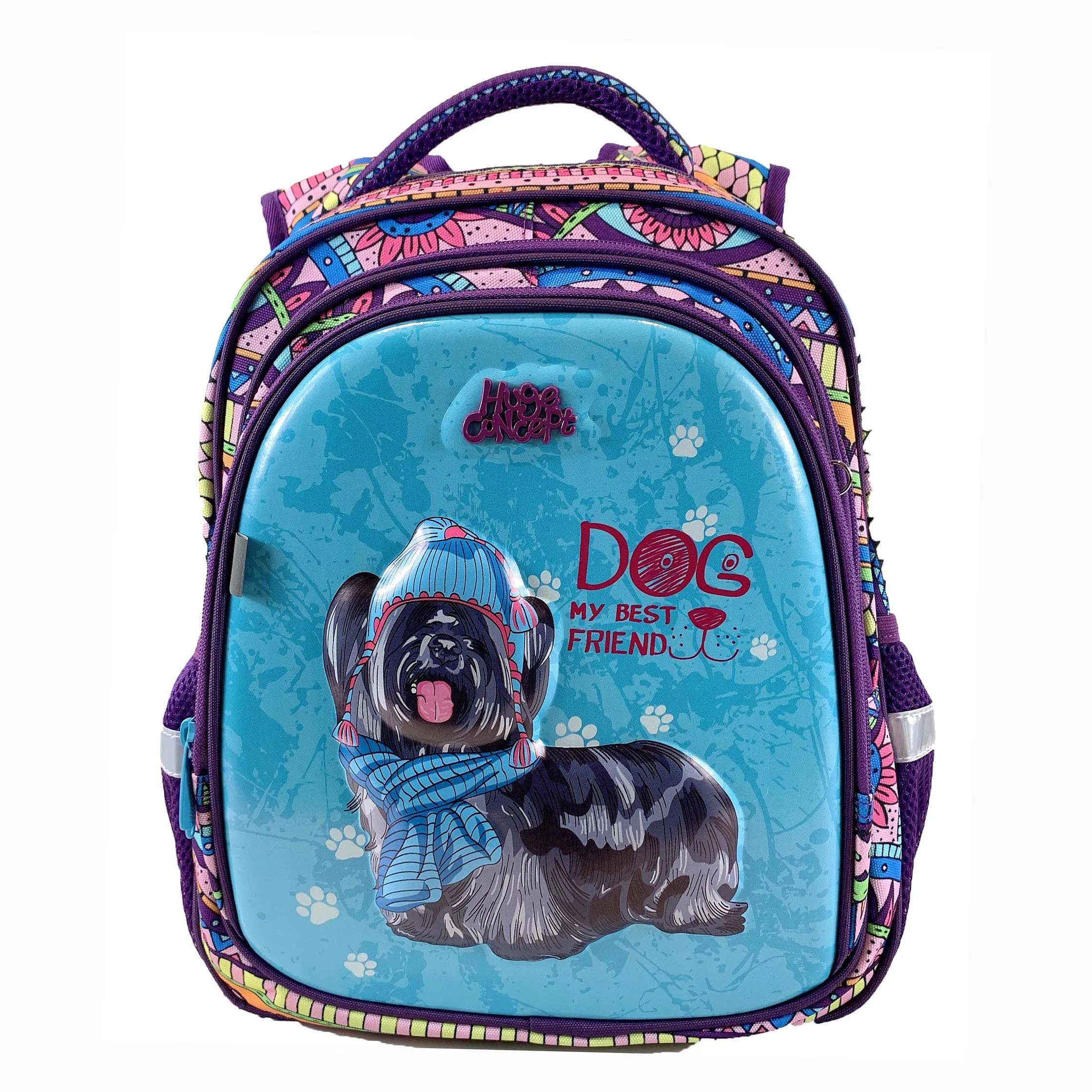 

Fashion School Cartoon Dog Backpack for Girls Shoulder Daypack