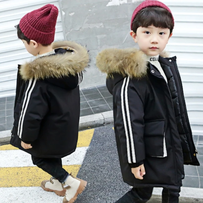 
SE7075 Korea fashion new arrival children winter coat hooded boy down jacket kids 