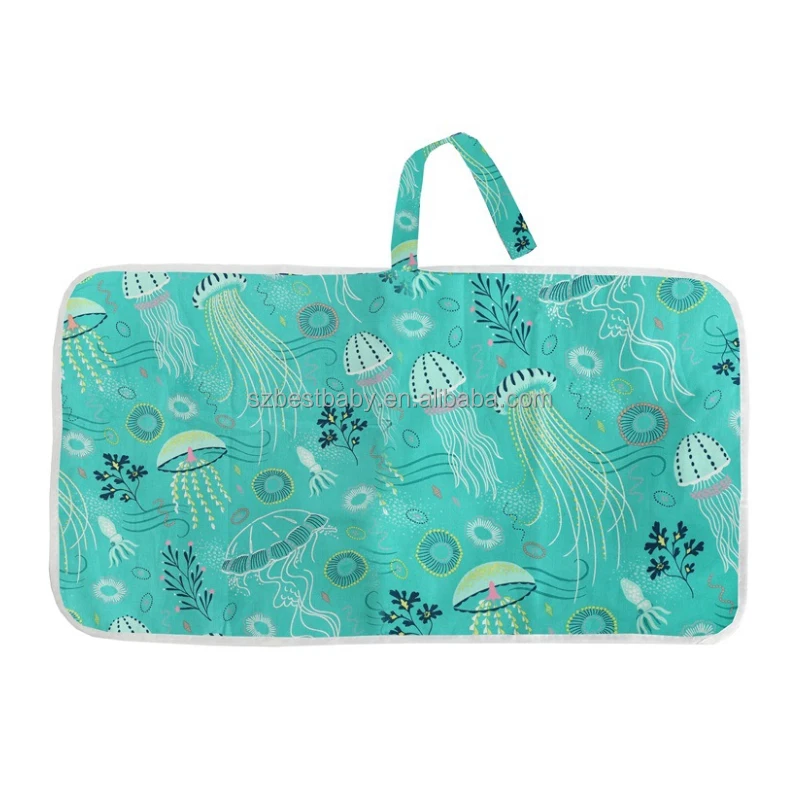 

Newborn Baby Diaper Changing Clutch with Waterproof portable baby Changing Pad Portable Changing Mat, Multicolors or customize