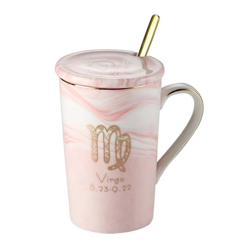 

A03-1 Marble Design Ceramic Mug, Constellation Ceramic Coffee Mug for Daily Use