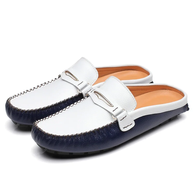 

Wholesale Men's Loafers Moccasins Shoe PU Casual Driving Flats Shoe Wear Summer Shoes, Black,blue,yellow