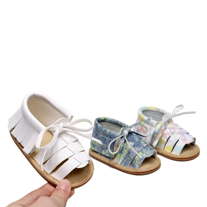 

Soft-sole high quality leather toddler girls shoes and sandals colorful custom print Moccasins shoes, 7colors