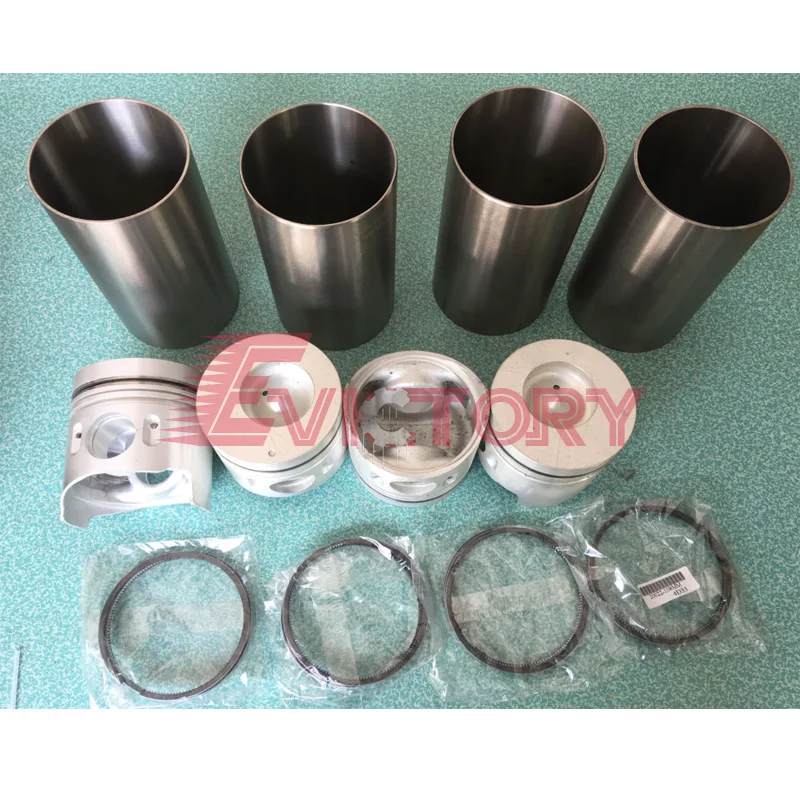 

For MITSUBISHI 4D33T 4D33-T 4D33 rebuild kit piston ring cylinder liner gasket bearing