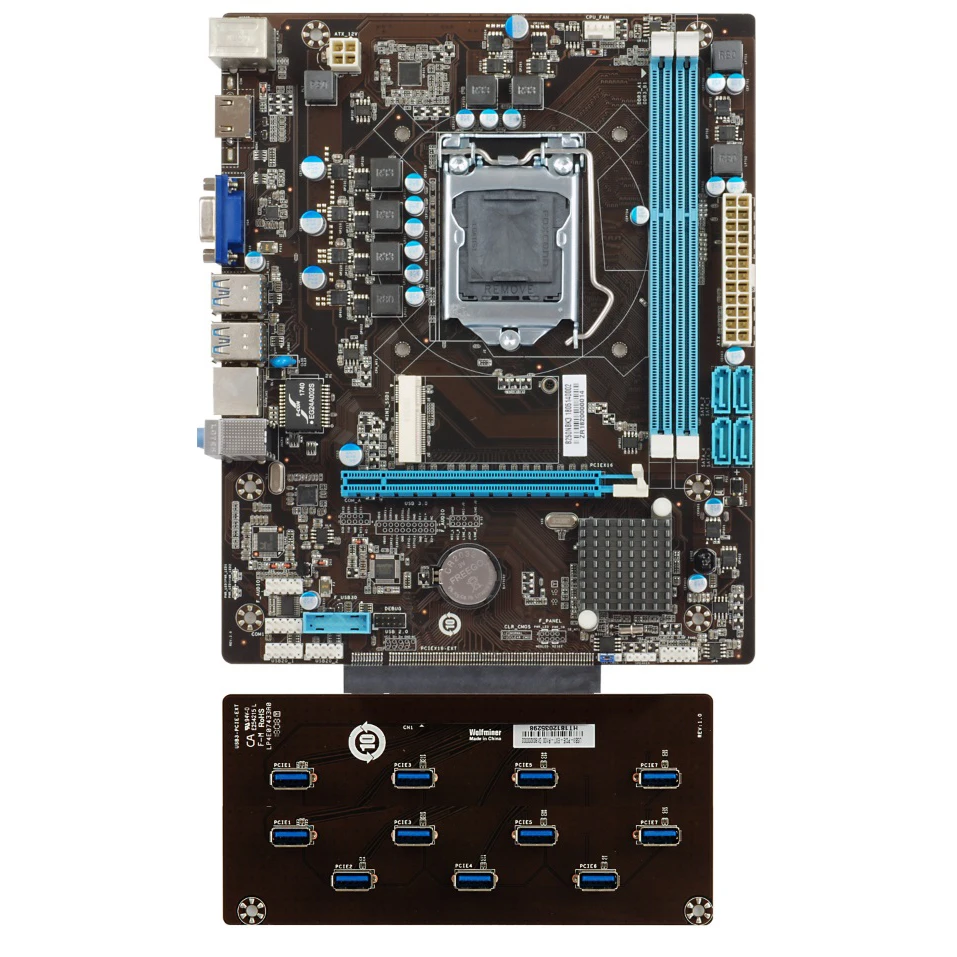 

B250 Gladiators minig 11 USB motherboard support 12 gpu motherboard b250 esonic motherboard