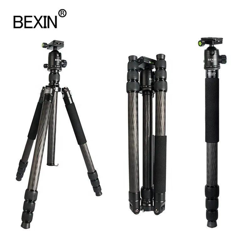 

BEXIN W324C+G44 heavy duty larger load 20 kg tripod with 360 degree gimbal tripod ball head for digital camera