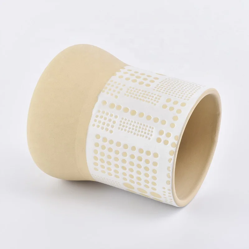Elegant glazed tealight candle holder home decoration