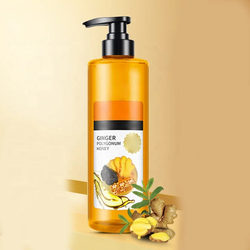 

Ginger honey Marula oil rosemary shampoo in gallon liter shampoo