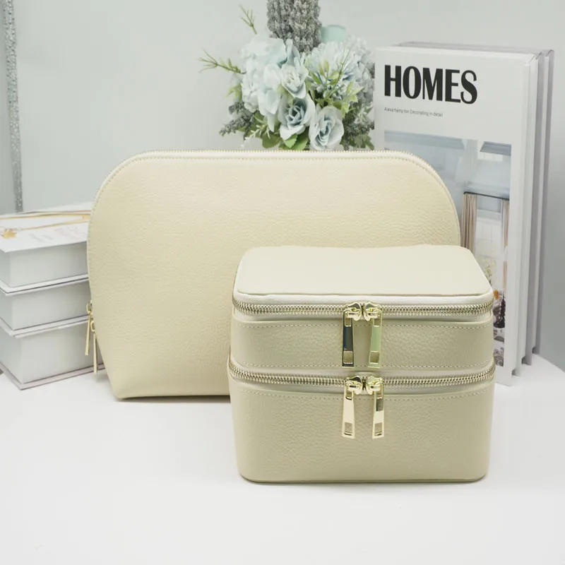 

full function great capacity nude cosmetic bag large canvas cosmetic bags gift cosmetic bag