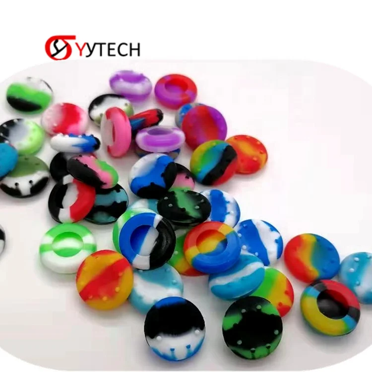 

SYYTECH Protector Silicon Camouflage Controller Grips Thumb Stick Thumbsticks Cap for PS5 PS4 Gamepad accessories
