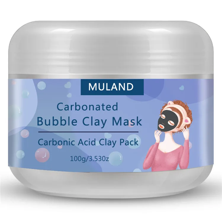 

Organic Oxygenmoisturize Deep Cleansing Face Private Label Bubble Mud Facial Clay Mask