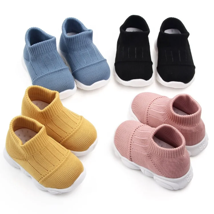 

New Arrival Baby Pattern Lace-Up Rubber Sole baby casual and sports toddler shoes for boys and girls, Customized color