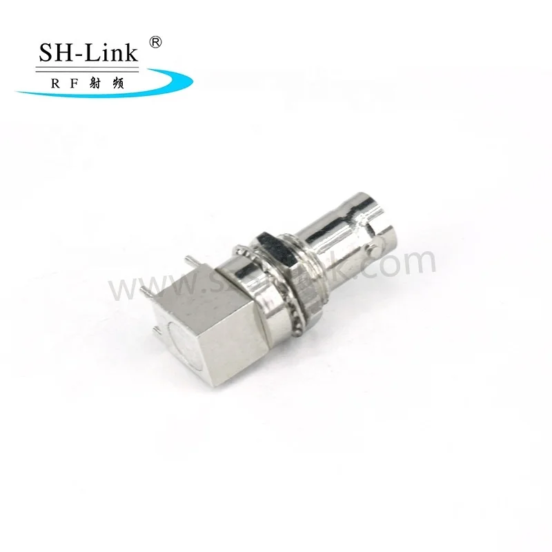Shlink Rf Coaxial Bnc Female/jack/socket Connector Nickel Plated Hs Code 85369000 Bnc Connector