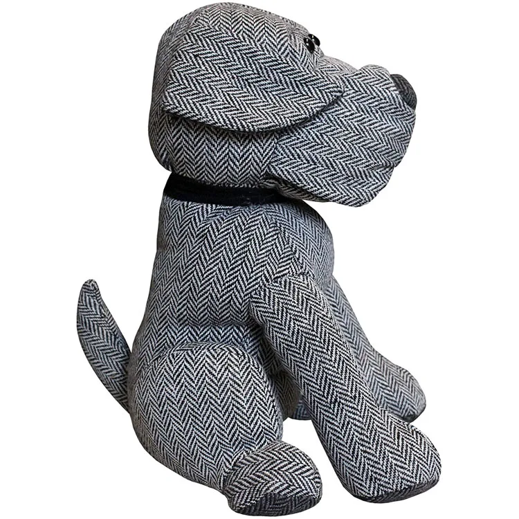 Grey Color Herringbone Dog Doorstop With Heavyweight Sand Filling Buy Animal Decorative