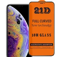 

New Technology 21D Full Glue Full Cover Screen Protector Tempered Glass For Tecno Phantom 9